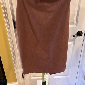 Blush purple pencil skirt